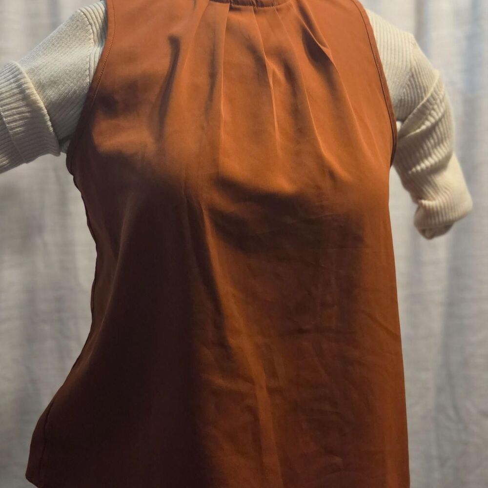Shein Women's Orange Blouse